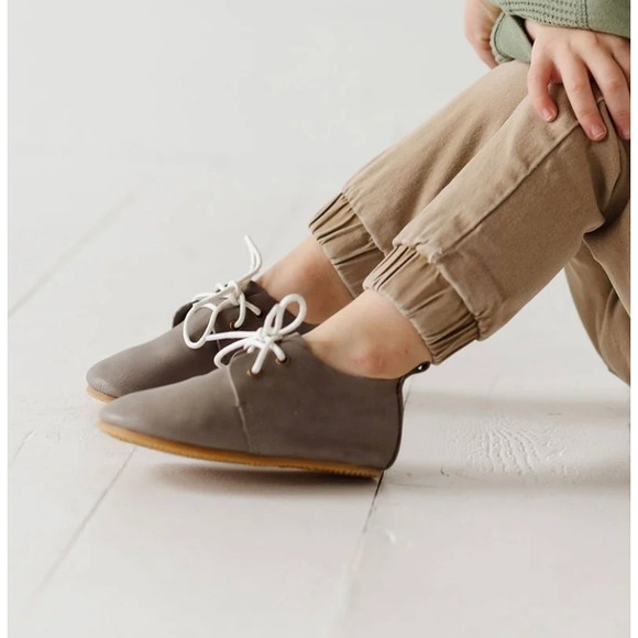 Piper Finn‎ Boho Cross Low Top Soft Leather Hard Sole Oxford Shoes, White,6 - Picture 11 of 15